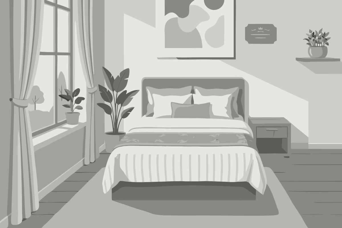 Kamar Asrama Pria 4 Tempat Tidur